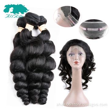 Factory Design Virgin Brazilian Loose Wave Human Hair Bundles